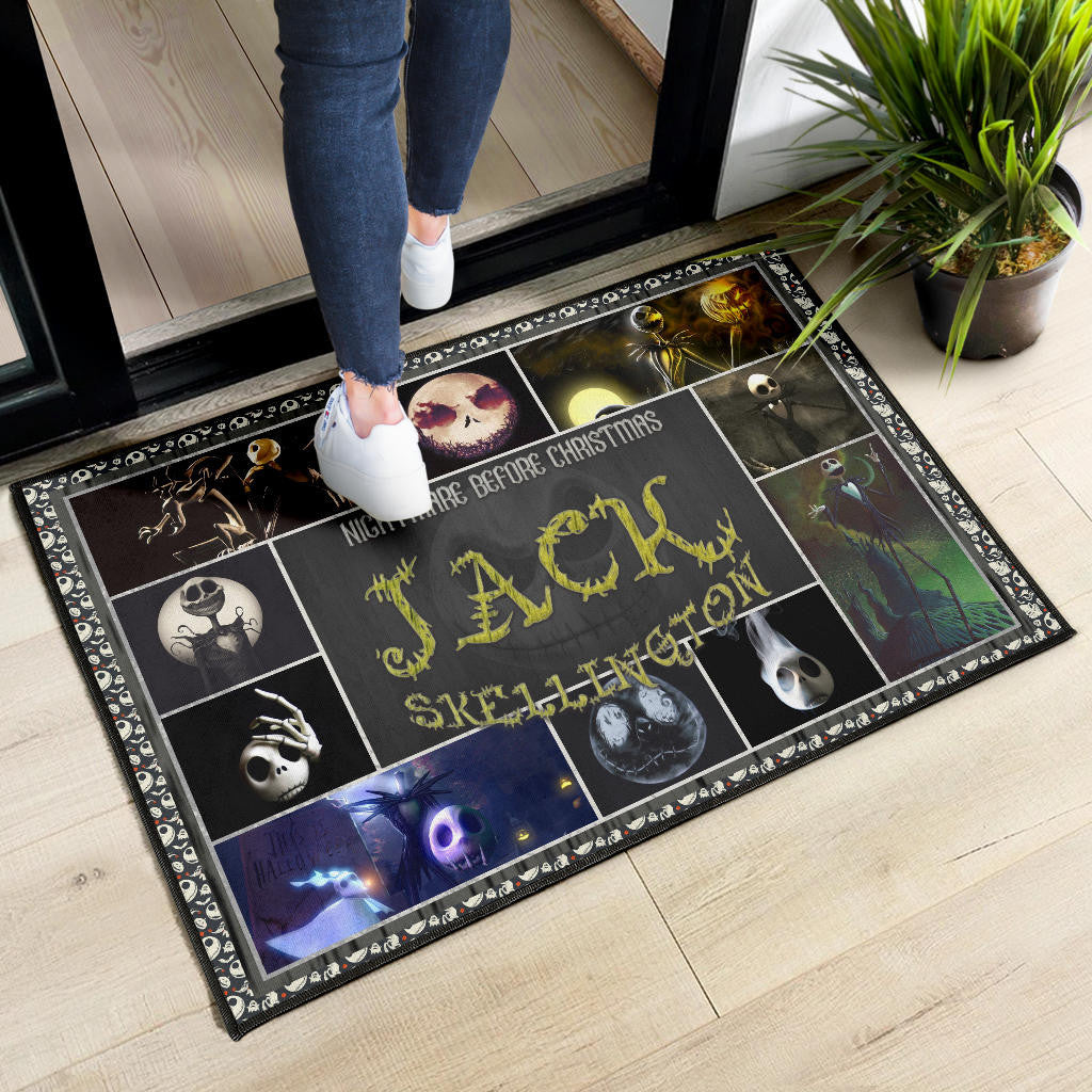 Jack Skellington The Nightmare Before Christmas Area Rug Cartoon Home Decor Custom For Fans NT032501
