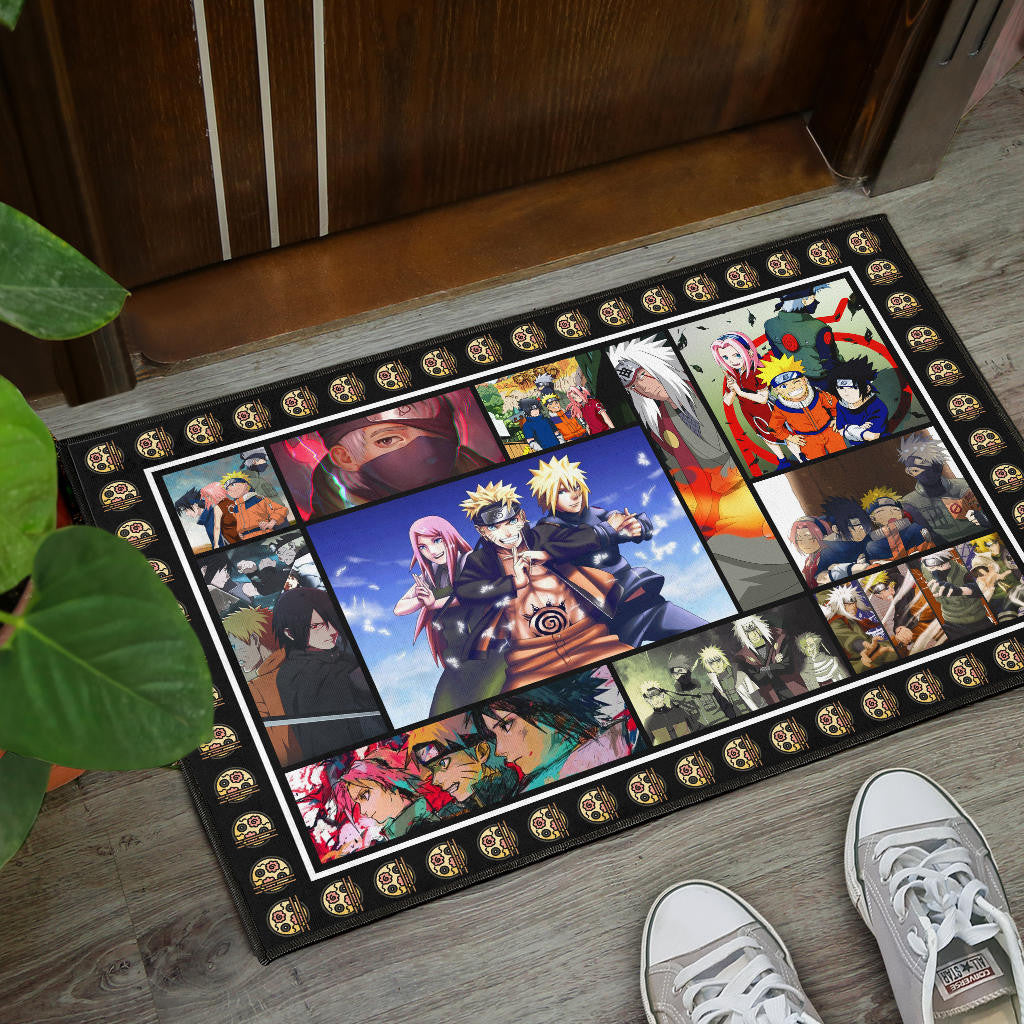 Team 7 Jiraiya Naruto Door Mat Anime Home Decor Custom For Fans NA030302