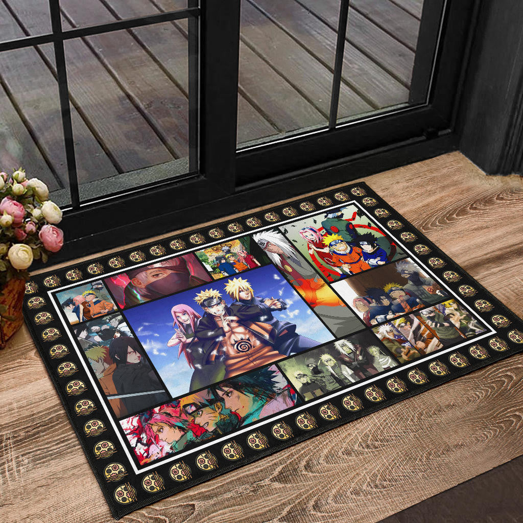 Team 7 Jiraiya Naruto Door Mat Anime Home Decor Custom For Fans NA030302