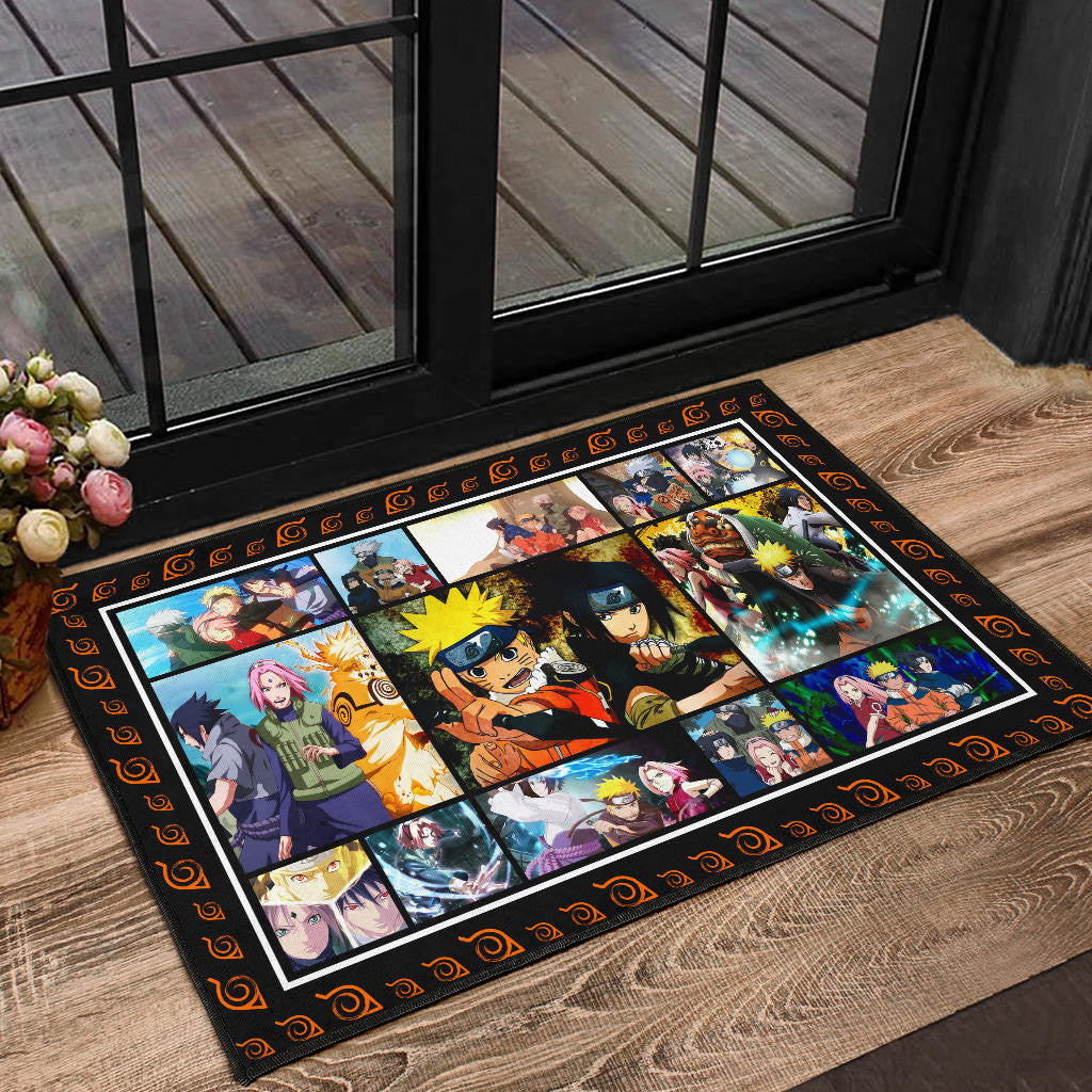 Team 7 Naruto Door Mat Anime Home Decor Custom For Fans