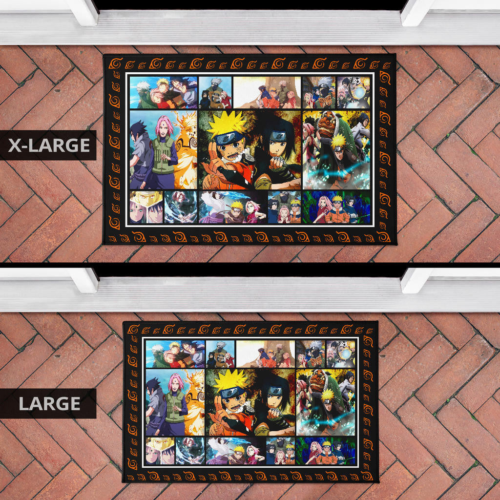Team 7 Naruto Door Mat Anime Home Decor Custom For Fans