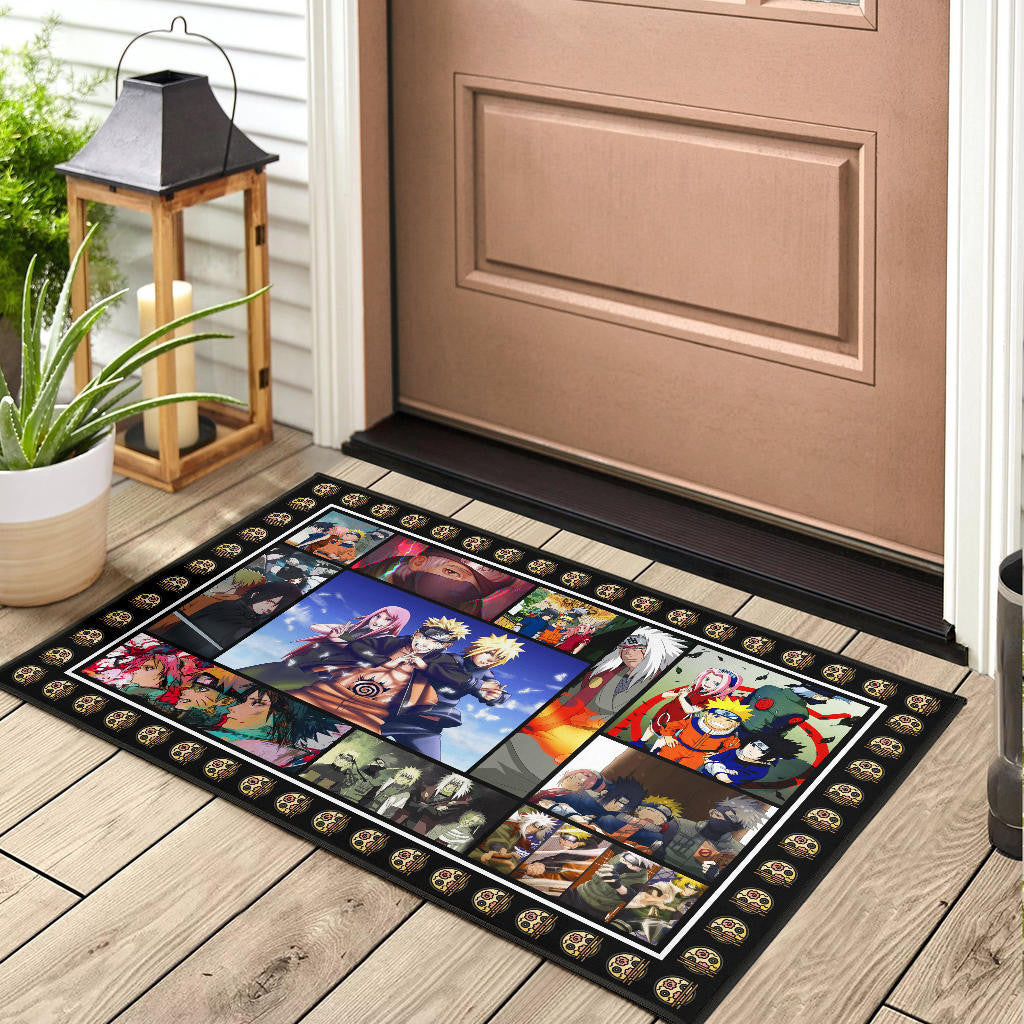 Team 7 Jiraiya Naruto Door Mat Anime Home Decor Custom For Fans NA030302