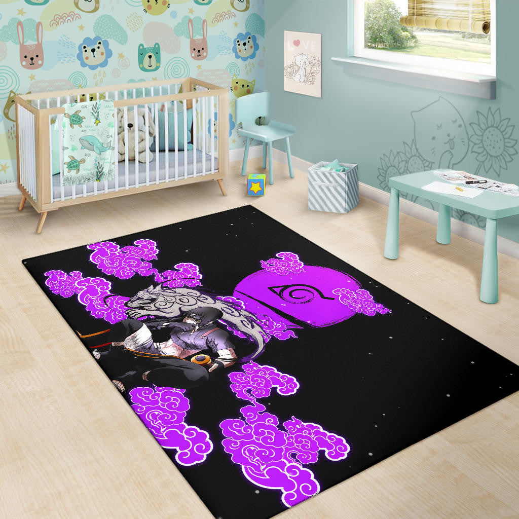 Sai Konoha Naruto Area Rug Anime Home Decor Custom For Fans NA021804