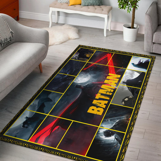 The Bat Man Area Rug Movie Home Decor Custom For Fans NT022201