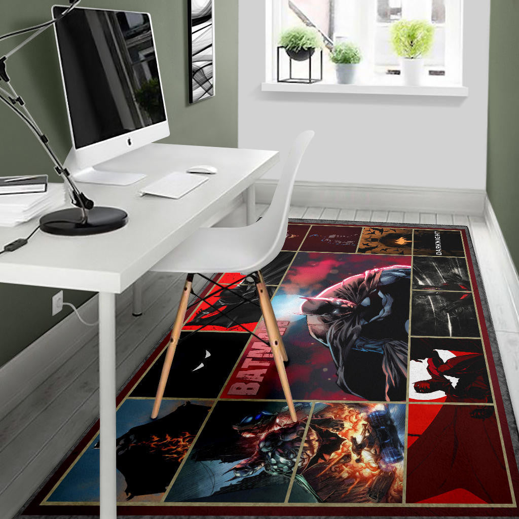 The Bat Man Area Rug Movie Home Decor Custom For Fans NT030102