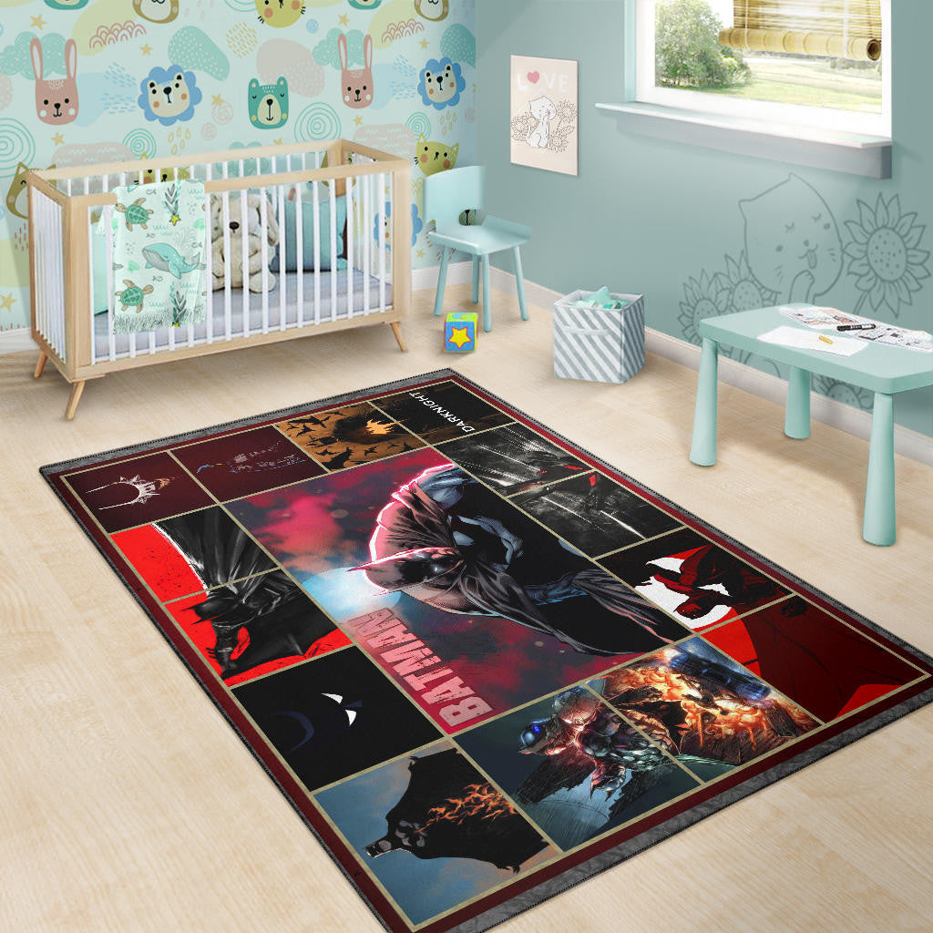The Bat Man Area Rug Movie Home Decor Custom For Fans NT030102