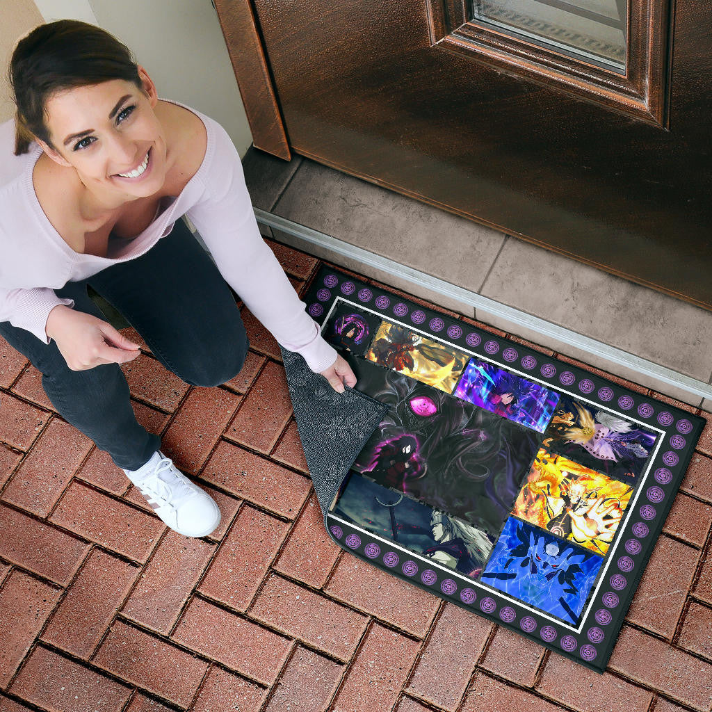 Madara Uchiha Naruto Door Mat Anime Home Decor Custom For Fans NA030201