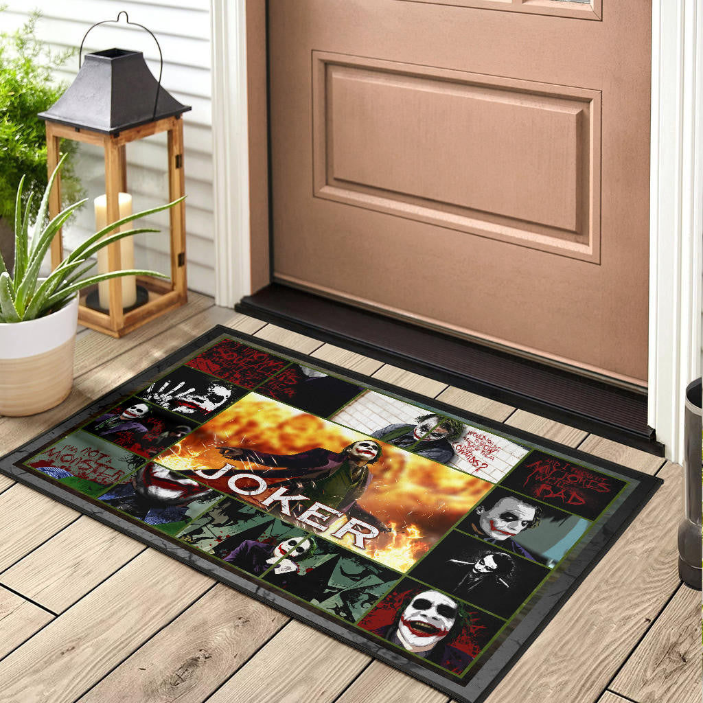 Joker Quote Door Mat Movie Home Decor Custom For Fans NT030201