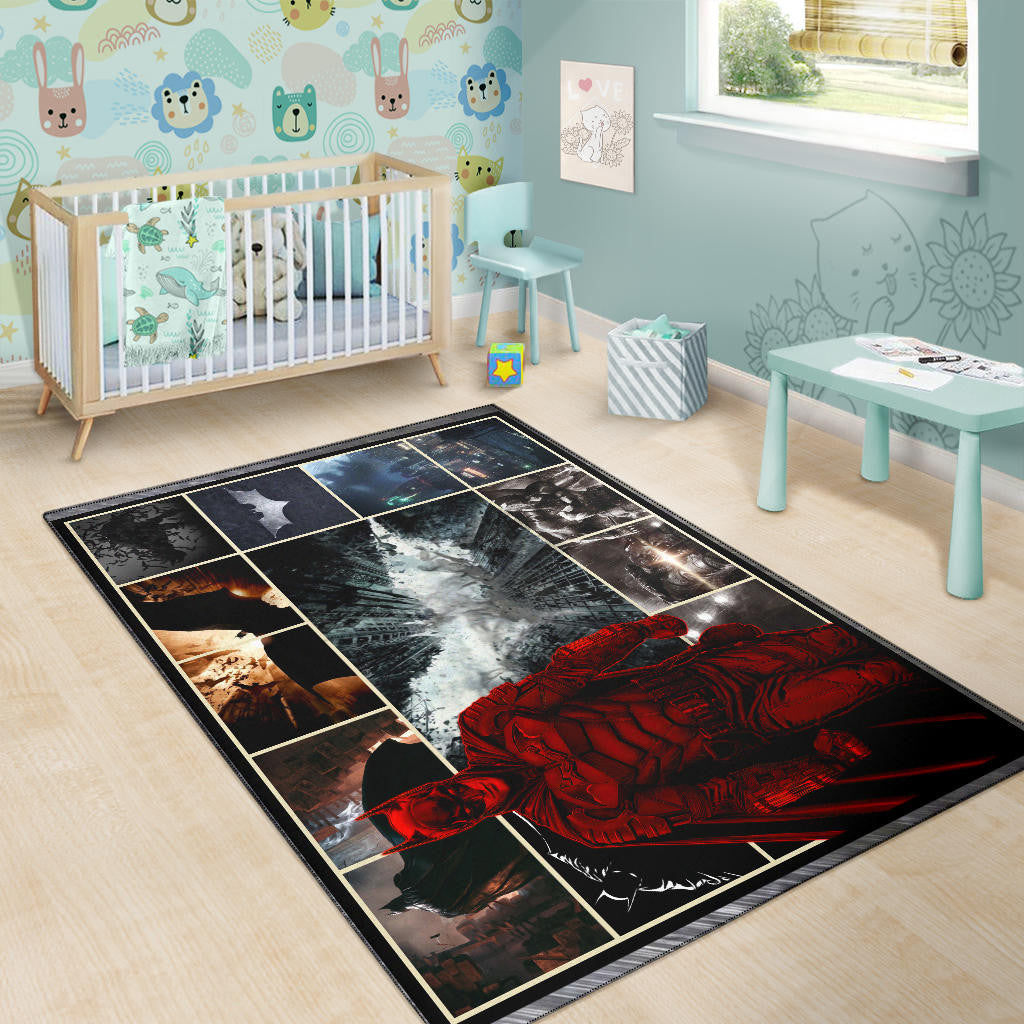 The Bat Man Area Rug Movie Home Decor Custom For Fans NT022202