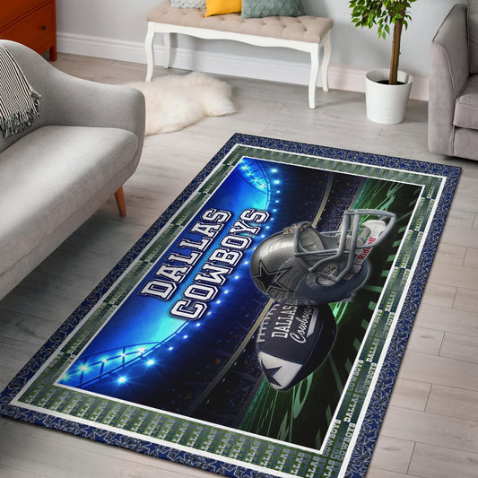 Dallas Symbol Cowboys Area Rug American Football Home Decor Custom For Fans