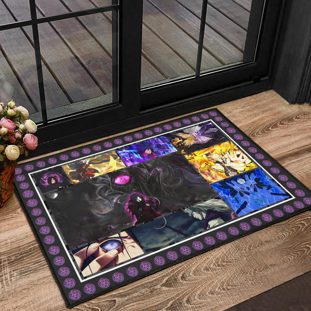 Madara Uchiha Naruto Door Mat Anime Home Decor Custom For Fans NA030201