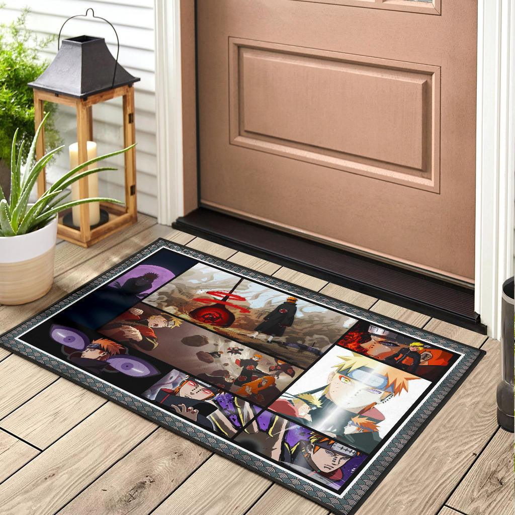 Pain Akatsuki Vs Naruto Door Mat Anime Home Decor Custom For Fans NA030204