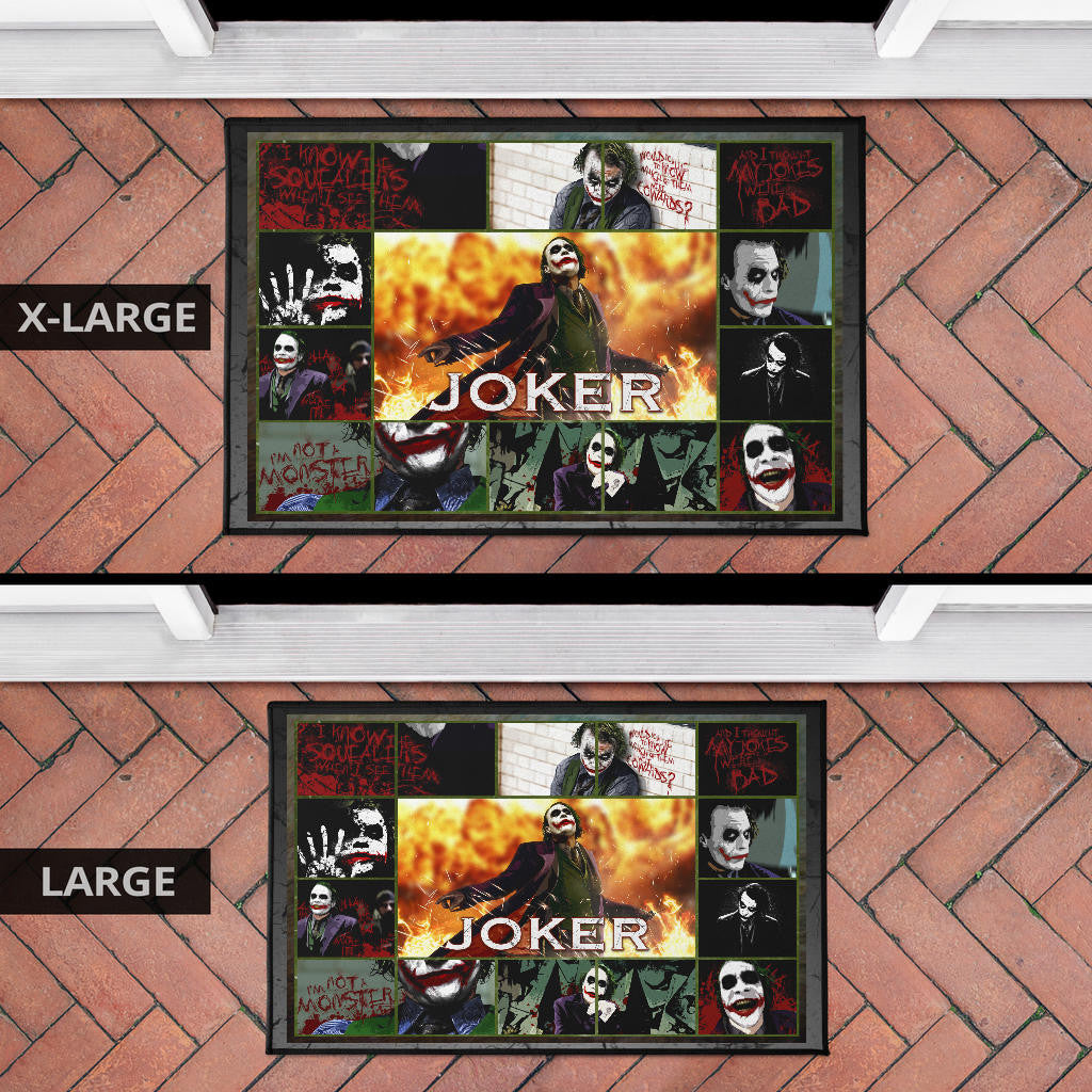 Joker Quote Door Mat Movie Home Decor Custom For Fans NT030201