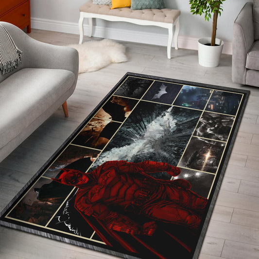 The Bat Man Area Rug Movie Home Decor Custom For Fans NT022202