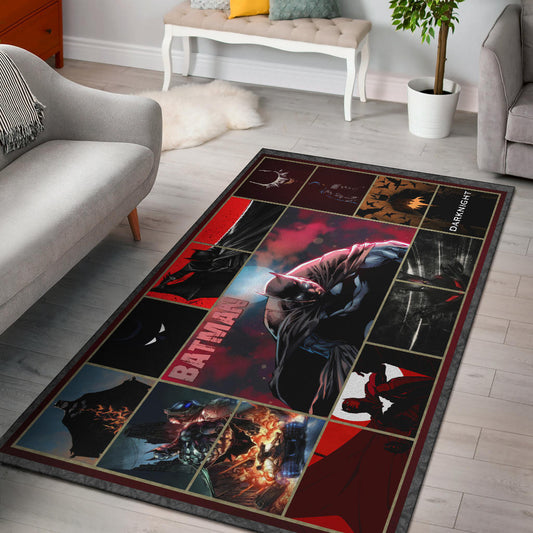 The Bat Man Area Rug Movie Home Decor Custom For Fans NT030102