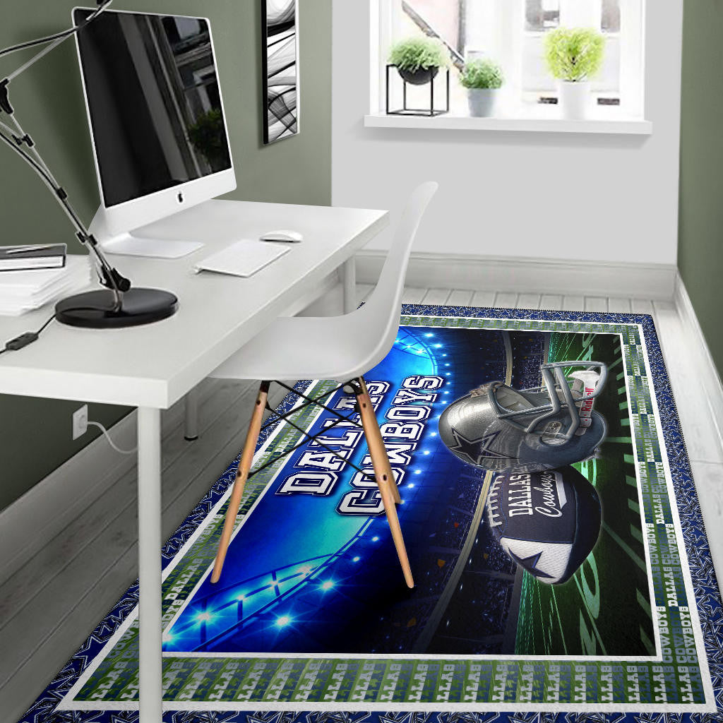 Dallas Symbol Cowboys Area Rug American Football Home Decor Custom For Fans