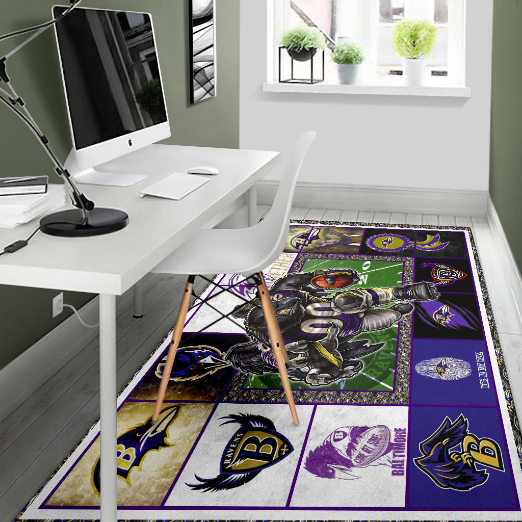 Baltimore Players Ravens Area Rug American Football Home Decor Custom For Fans