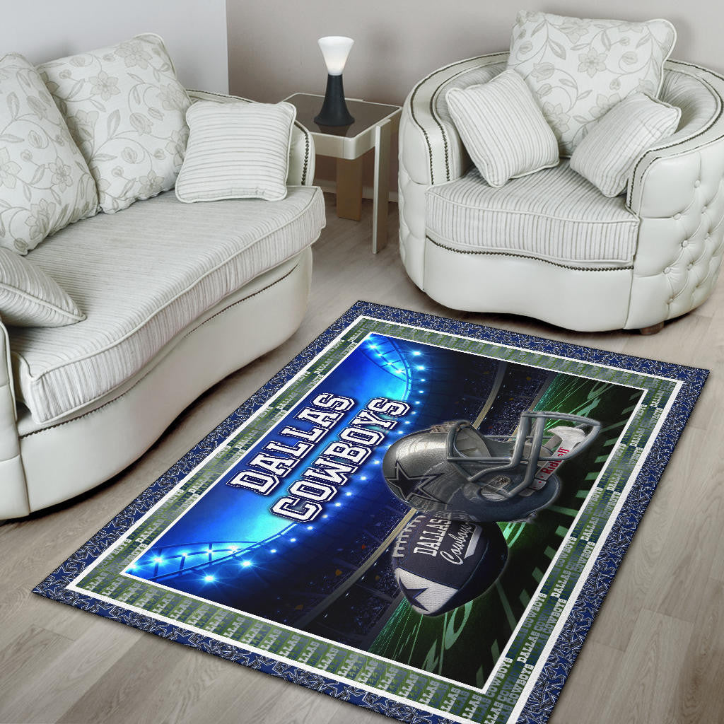 Dallas Symbol Cowboys Area Rug American Football Home Decor Custom For Fans