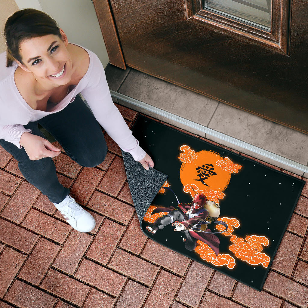 Gaara Naruto Door Mat Anime Home Decor Custom For Fans NA021805