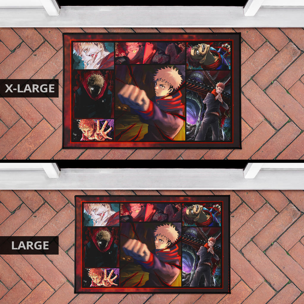 Yuji Itadori Jujutsu Kaisen Door Mat Anime Home Decor Custom For Fans NA040101