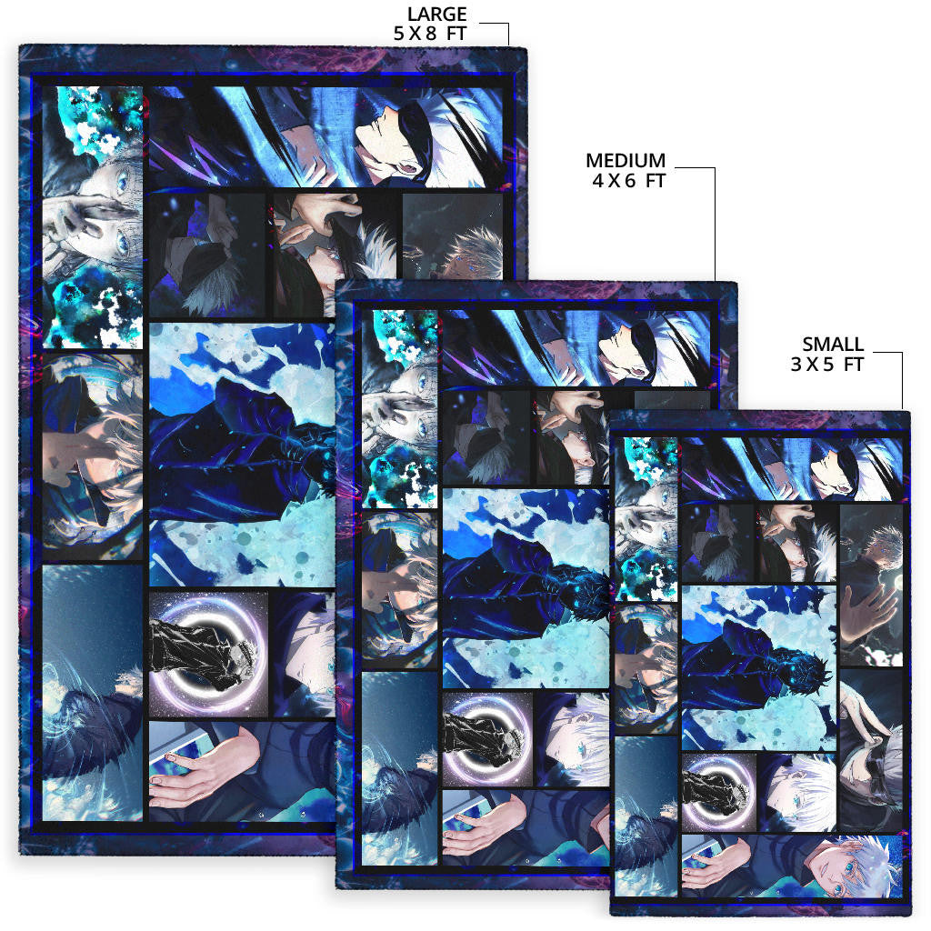 Satoru Gojo Jujutsu Kaisen Area Rug Anime Home Decor Custom For Fans NA040104