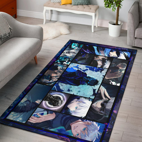 Satoru Gojo Jujutsu Kaisen Area Rug Anime Home Decor Custom For Fans NA040104