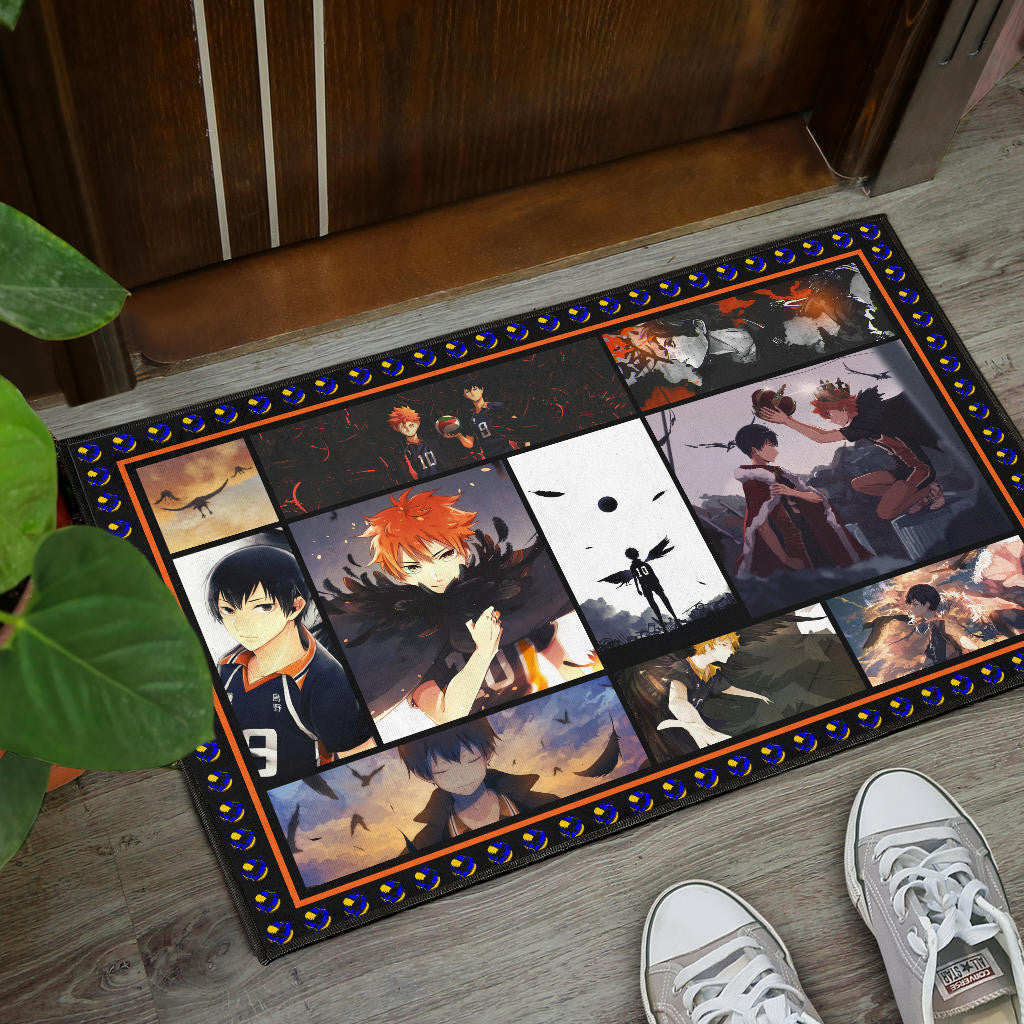 Tobio Kageyama And Shoyo Hinata Haikyuu Door Mat Anime Home Decor Custom For Fans NA041201