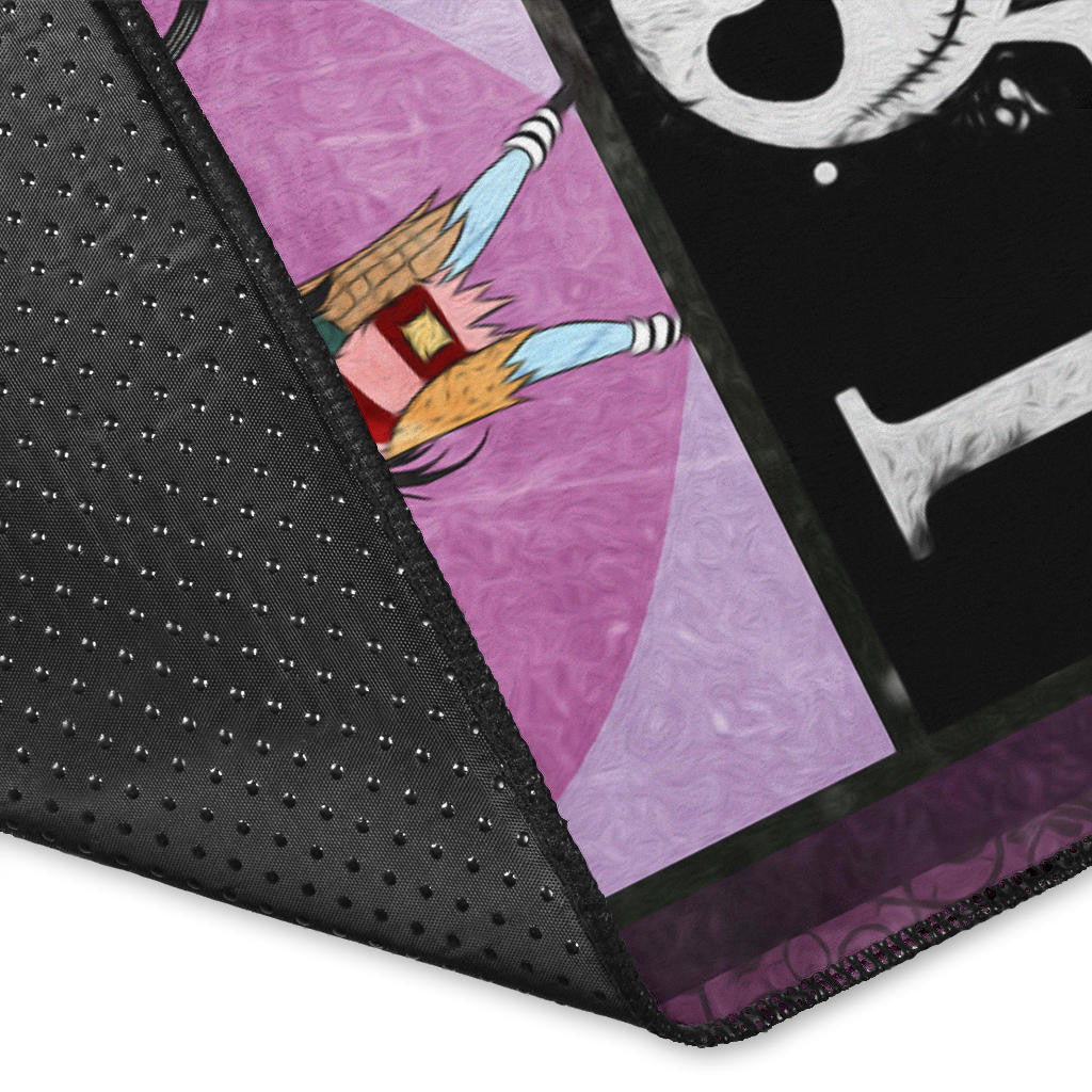 Jack And Sally The Nightmare Before Christmas Area Rug Cartoon Home Decor Custom For Fans NT040402
