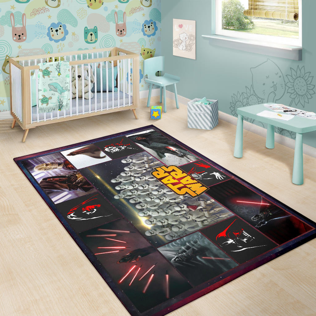Darth Vader Villians Star Wars Area Rug Movie Home Decor Custom For Fans NT040401