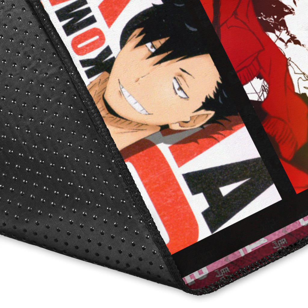 Tetsuro Kuroo And Kenma Kozume Fukurodani Haikyuu Area Rug Anime Home Decor Custom For Fans NA041303