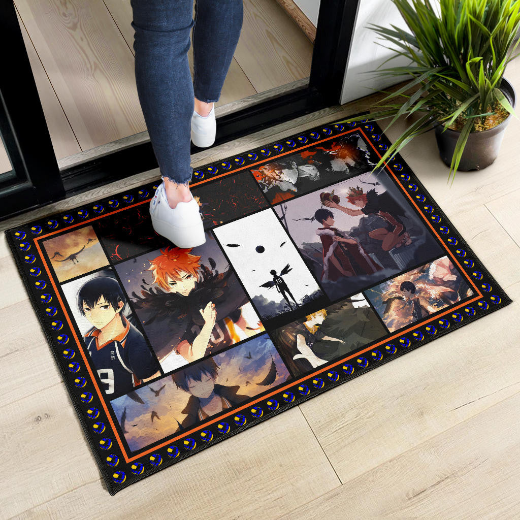 Tobio Kageyama And Shoyo Hinata Haikyuu Door Mat Anime Home Decor Custom For Fans NA041201