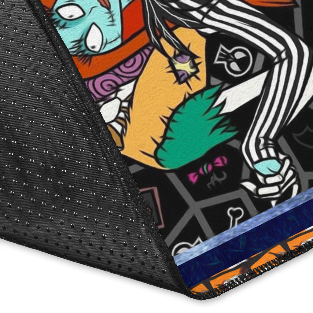 Jack And Sally The Nightmare Before Christmas Area Rug Cartoon Home Decor Custom For Fans NT040401