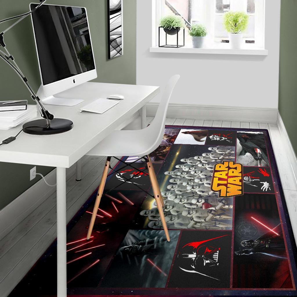 Darth Vader Villians Star Wars Area Rug Movie Home Decor Custom For Fans NT040401