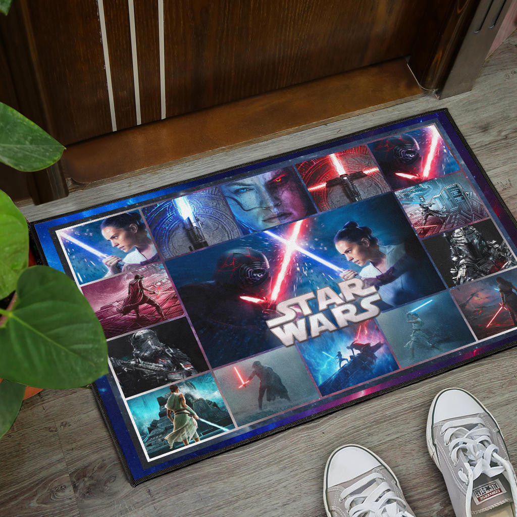 Rey And Ren Star Wars Door Mat Movie Home Decor Custom For Fans NT040402