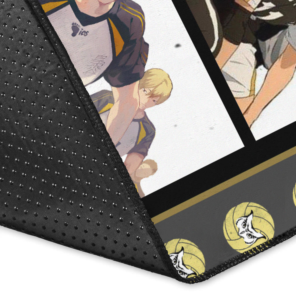 Fukurodani Team Haikyuu Area Rug Anime Home Decor Custom For Fans NA041204