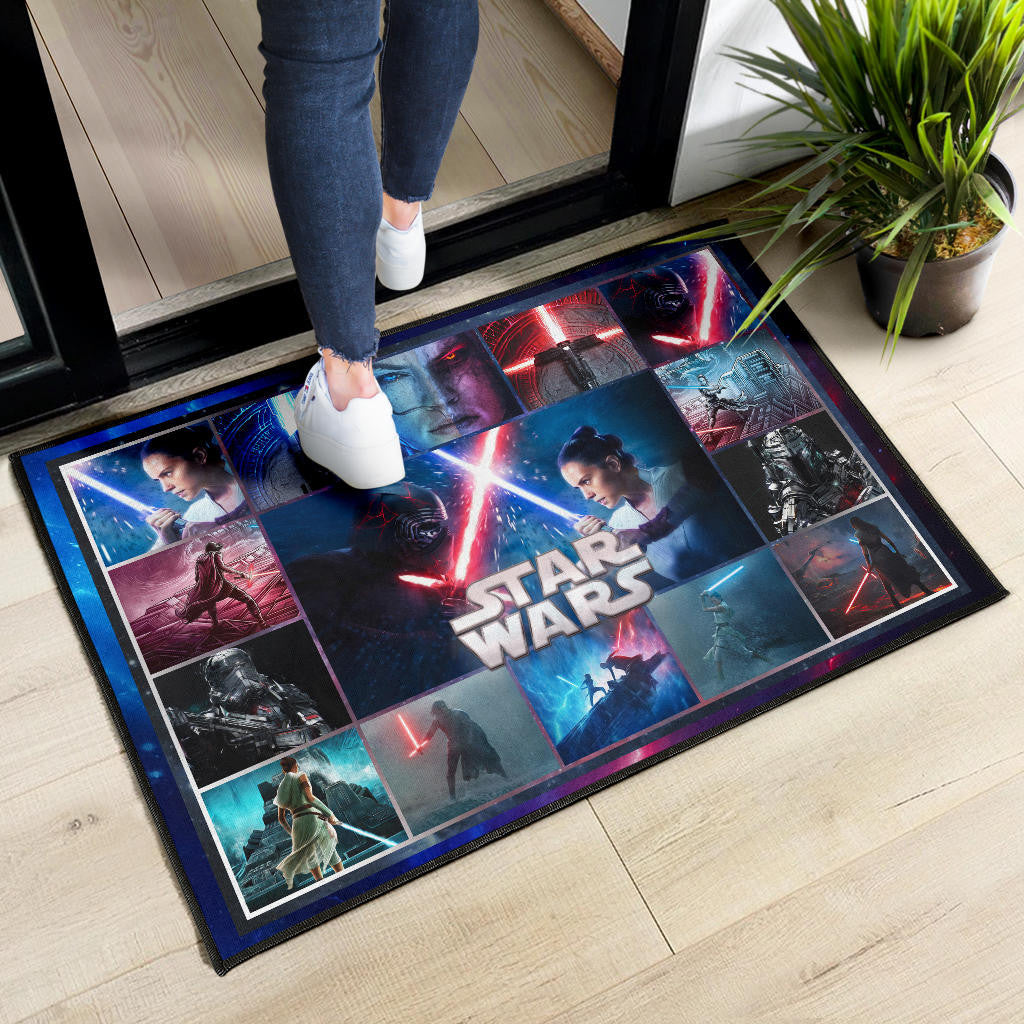 Rey And Ren Star Wars Door Mat Movie Home Decor Custom For Fans NT040402