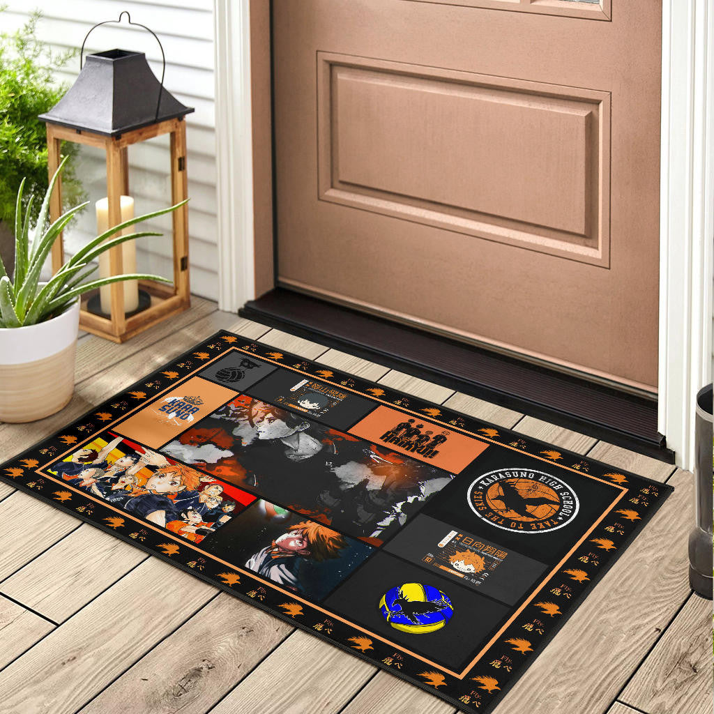 Tobio Kageyama And Shoyo Hinata Haikyuu Door Mat Anime Home Decor Custom For Fans NA041203