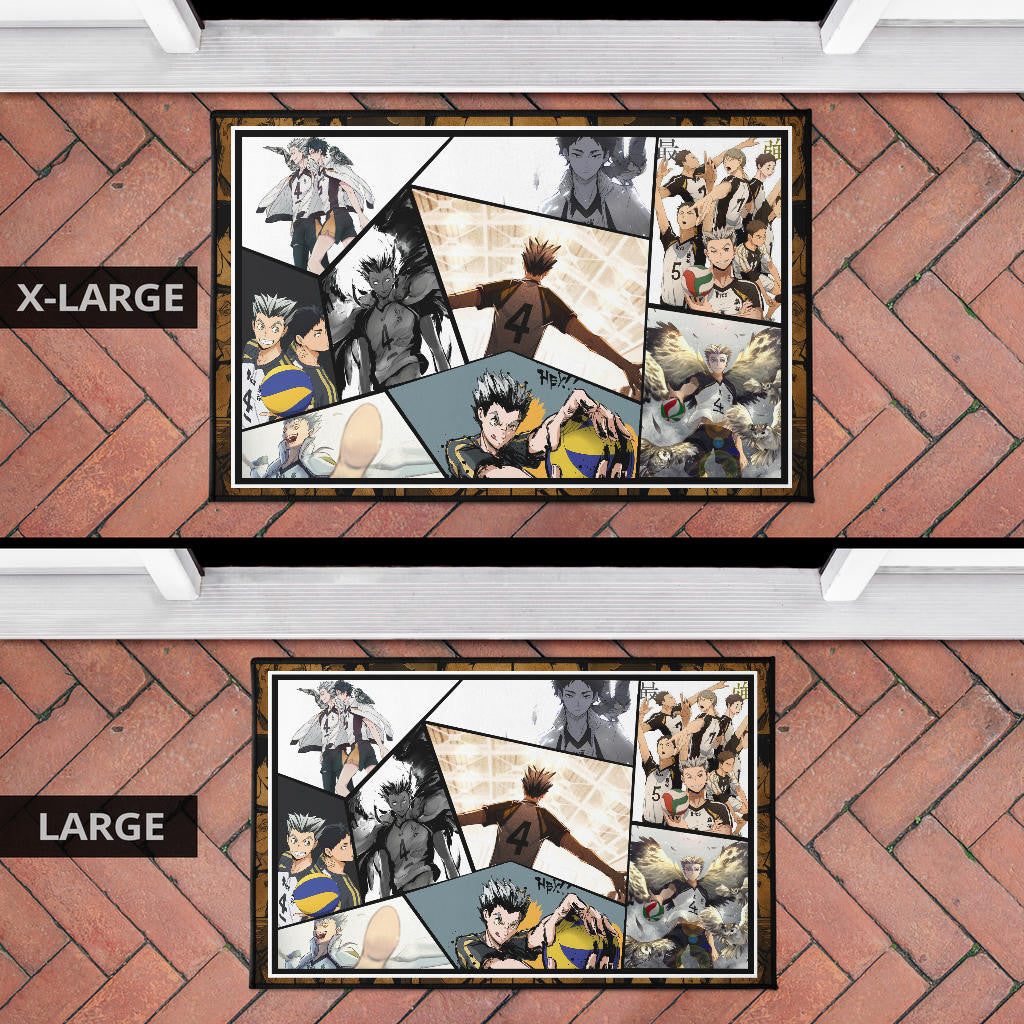 Kotaro Bokuto Haikyuu Door Mat Anime Home Decor Custom For Fans NA041402
