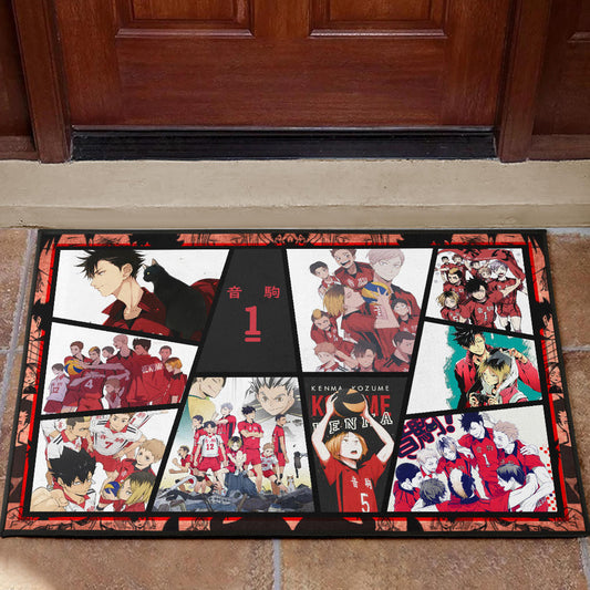 Tetsuro Kuroo Haikyuu Door Mat Anime Home Decor Custom For Fans NA041404