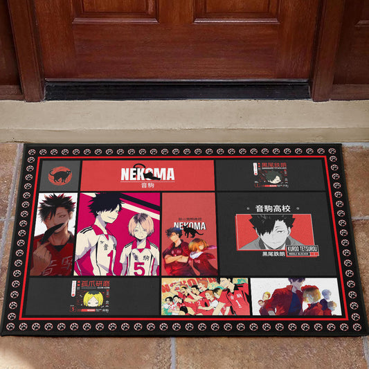 Tetsuro Kuroo Haikyuu Door Mat Anime Home Decor Custom For Fans NA041502