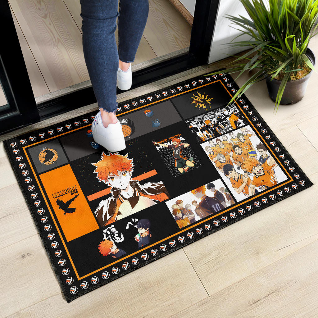 Karasuno High Haikyuu Door Mat Anime Home Decor Custom For Fans NA041501