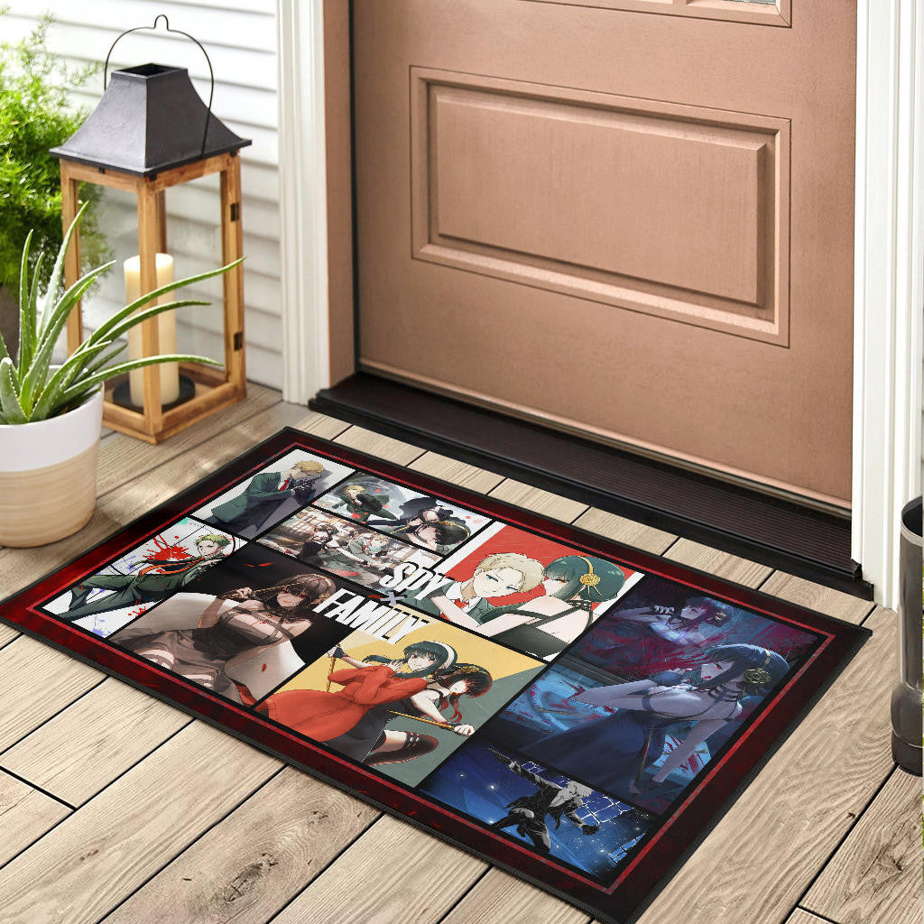 Yor Forger And Loid Forger Spy x Family Door Mat Anime Home Decor Custom For Fans NA042804