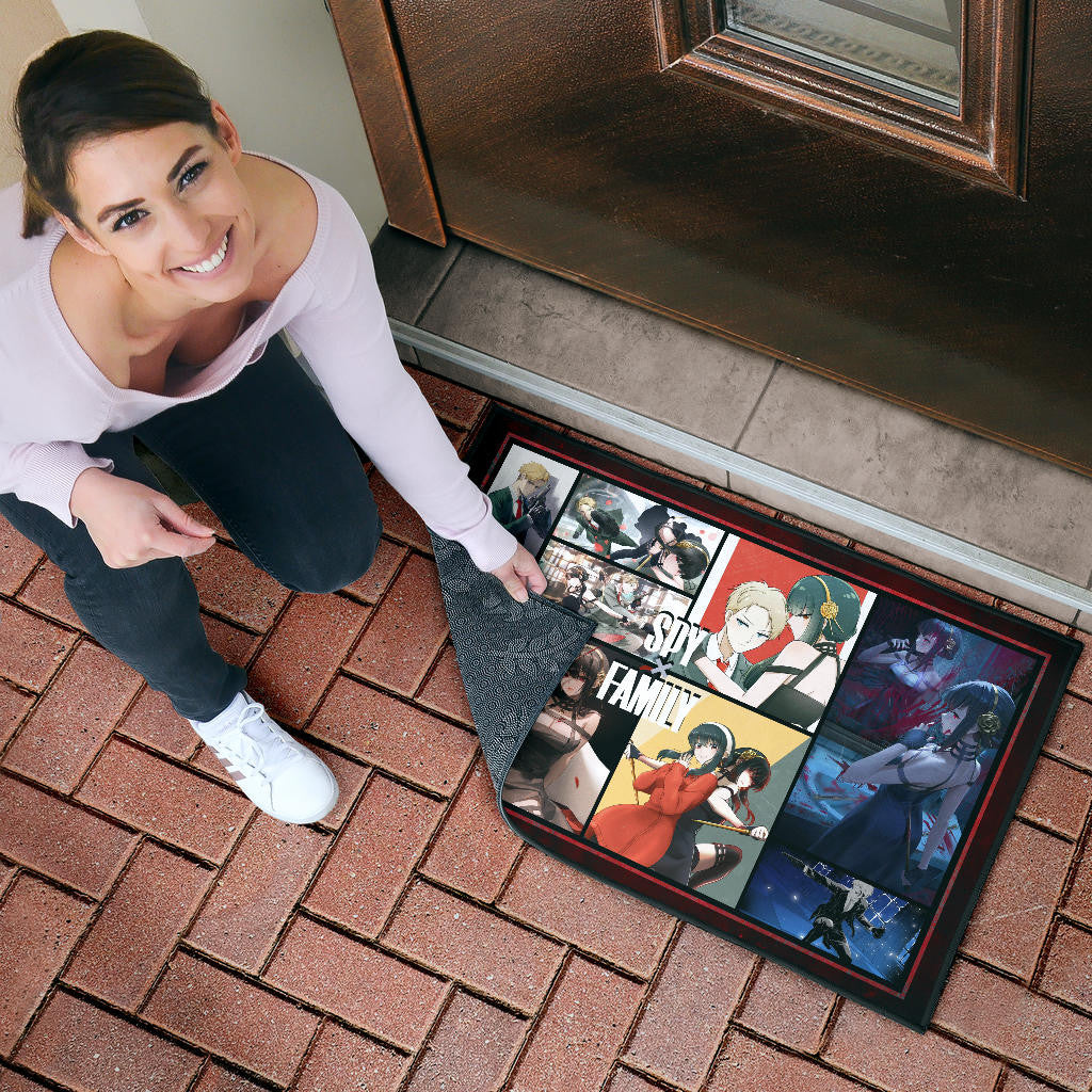 Yor Forger And Loid Forger Spy x Family Door Mat Anime Home Decor Custom For Fans NA042804