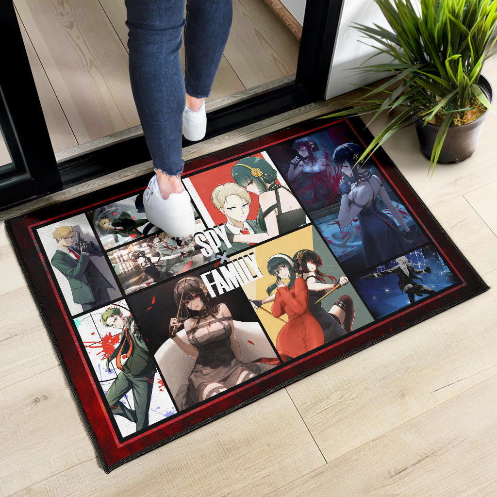 Yor Forger And Loid Forger Spy x Family Door Mat Anime Home Decor Custom For Fans NA042804