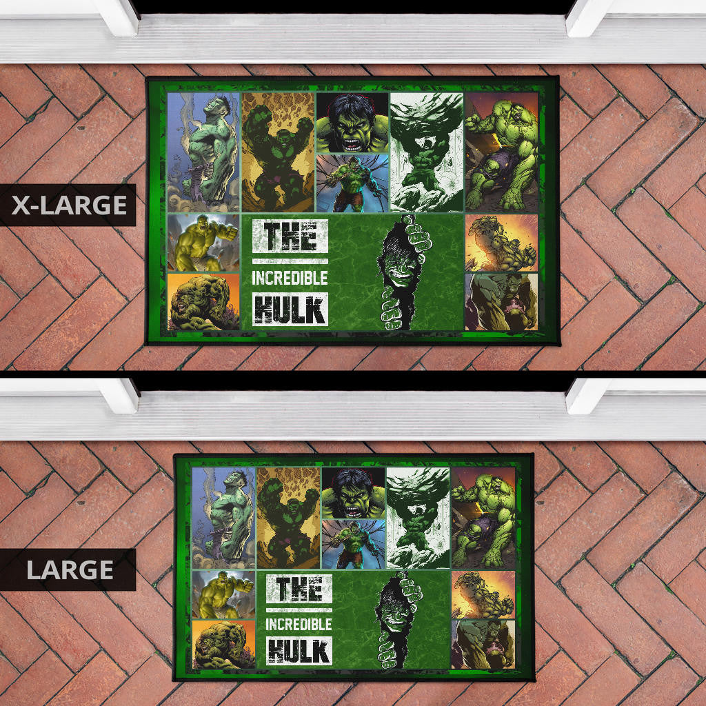 Angry Hulk The Incredible Hulk Door Mat Movie Home Decor Custom For Fans NT042004