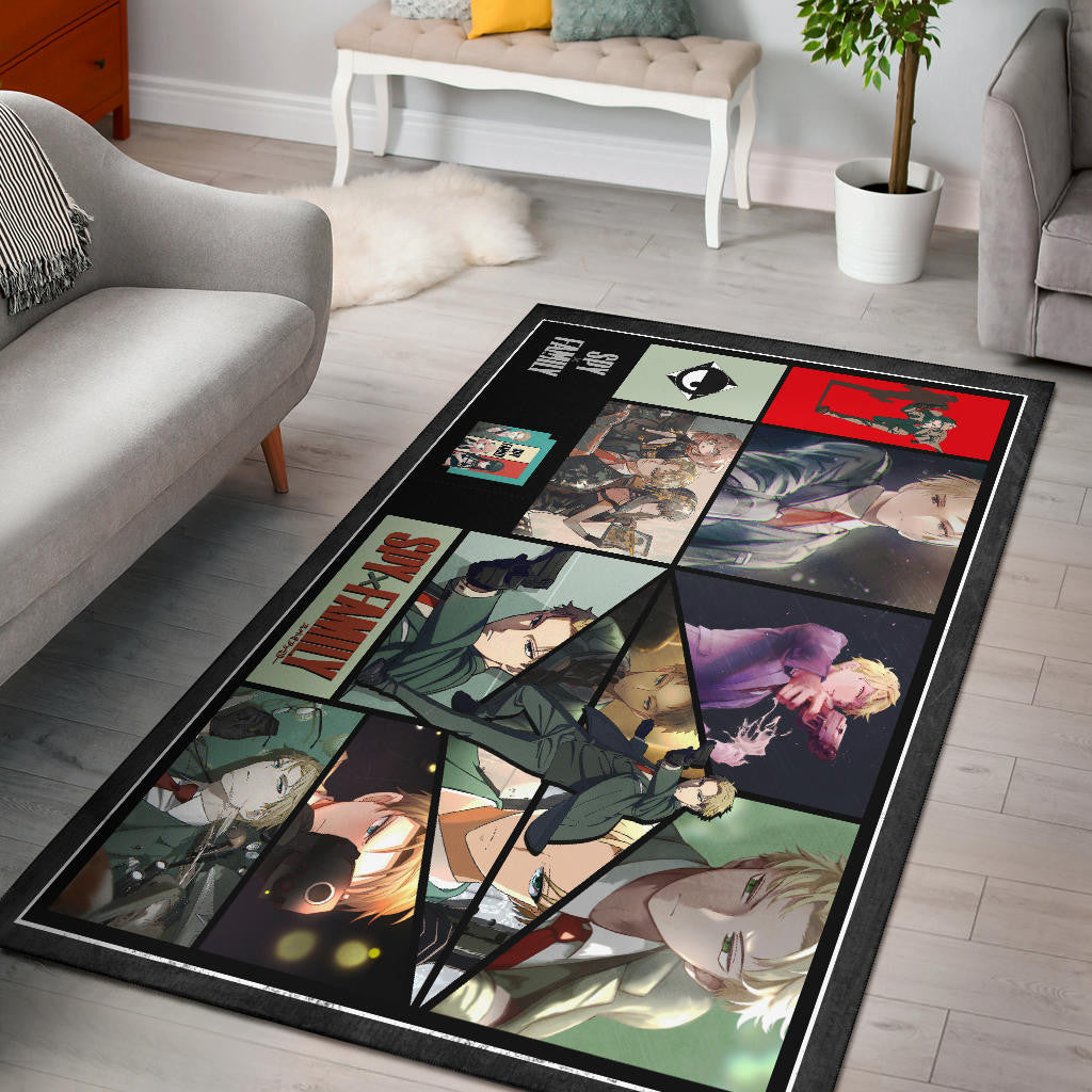 Loid Forger Spy x Family Area Rug Anime Home Decor Custom For Fans NA042802