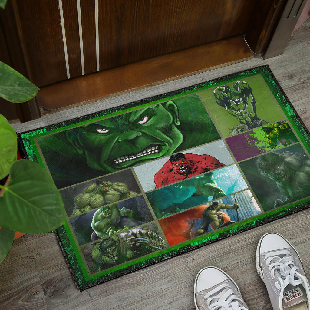 Angry Hulk The Incredible Hulk Door Mat Movie Home Decor Custom For Fans NT042002