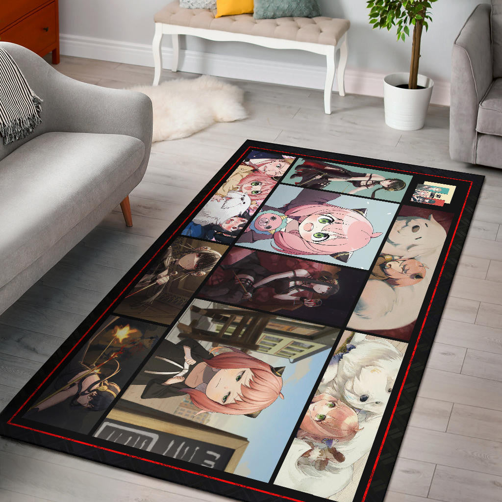 Anya Forger Spy x Family Area Rug Anime Home Decor Custom For Fans NA042901