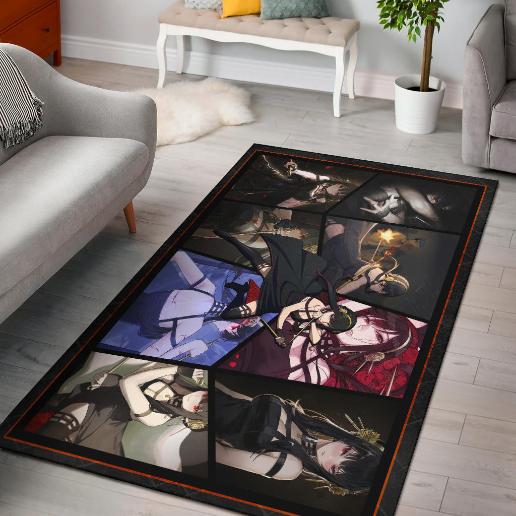 Yor Forger Spy x Family Area Rug Anime Home Decor Custom For Fans NA042801