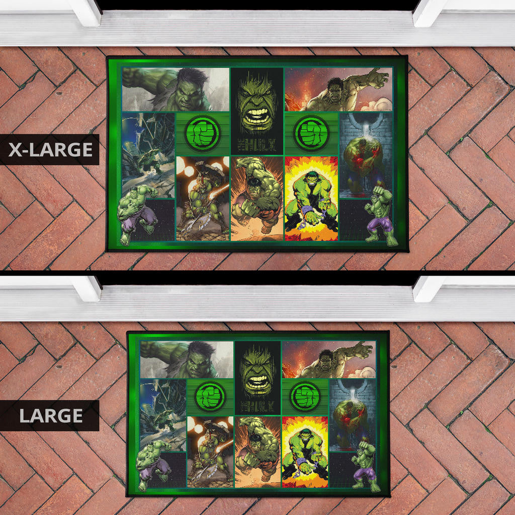 Angry Hulk The Incredible Hulk Door Mat Movie Home Decor Custom For Fans NT042204